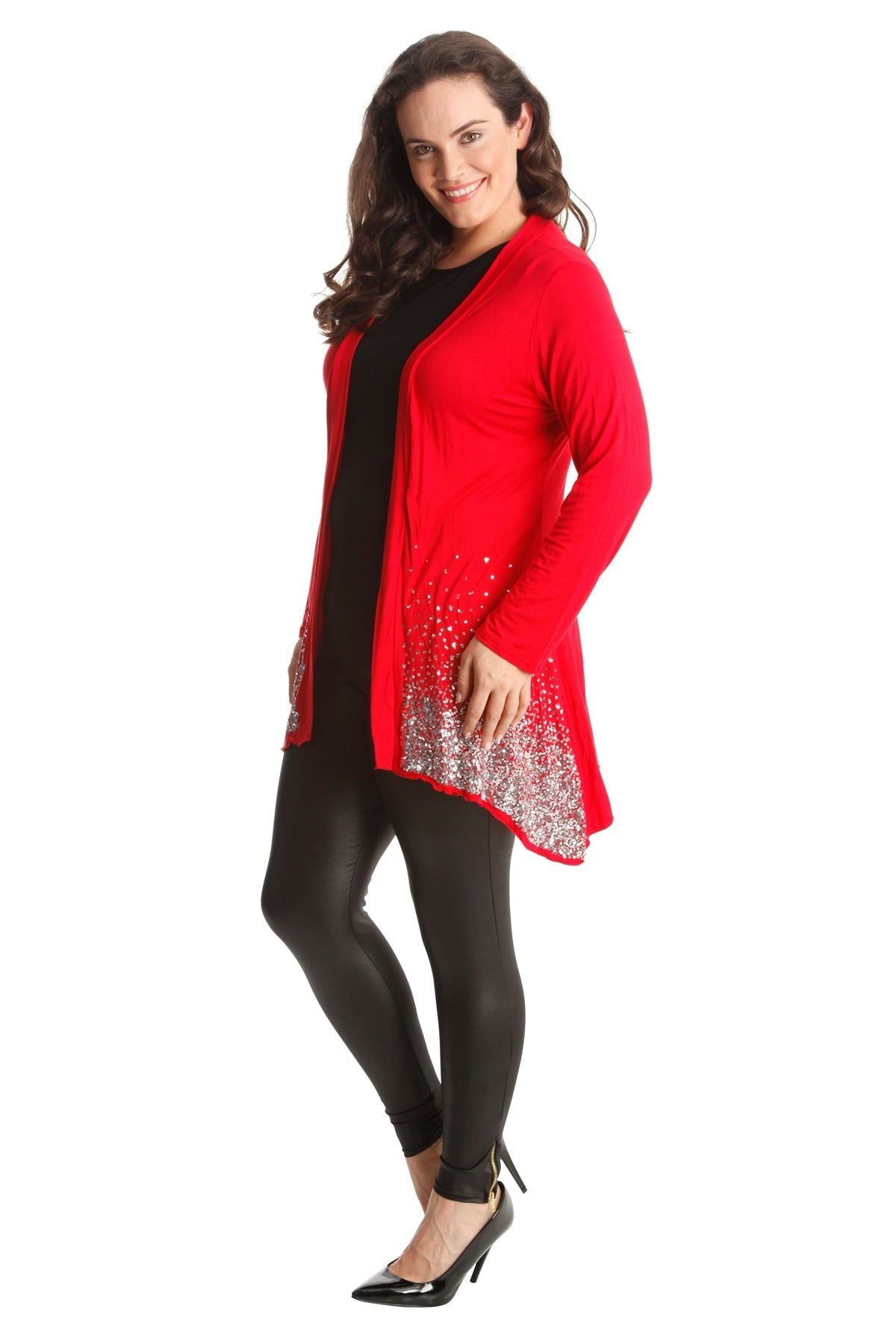 Sequin Sparkle Open Cardigan cardigan WearAll