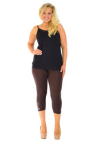 3/4 Butterfly Sequin Leggings Leggings WearAll