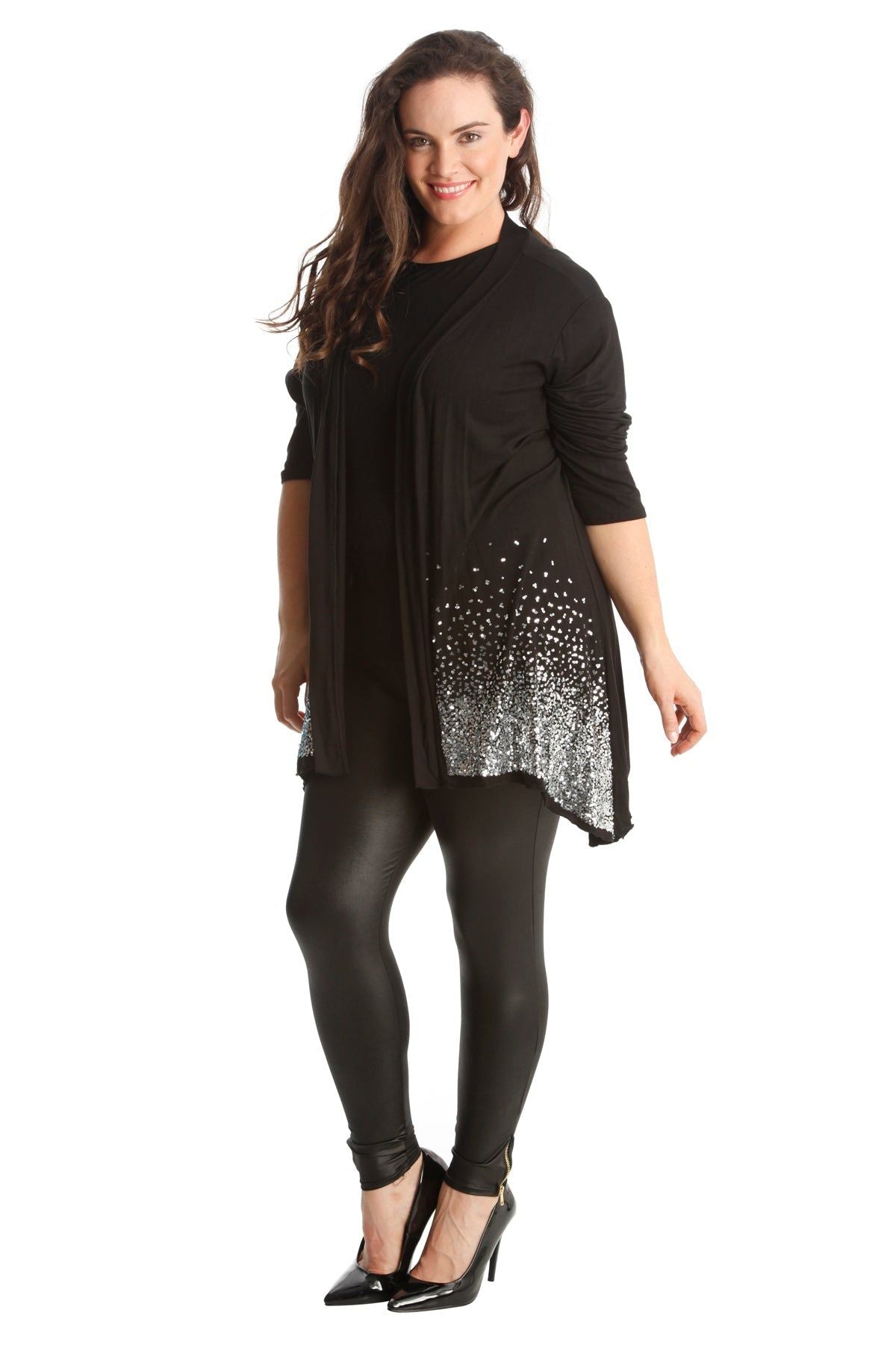Sequin Sparkle Open Cardigan cardigan WearAll