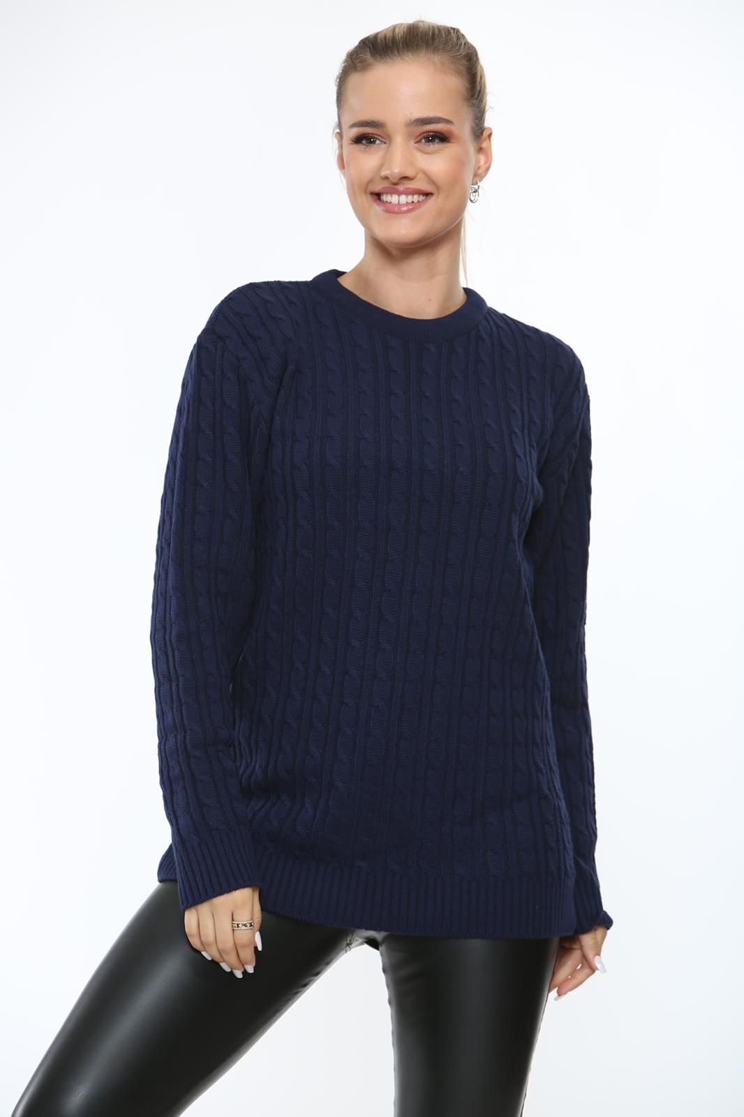 Cable Knit Top Jumper Sweater Jumper WearAll