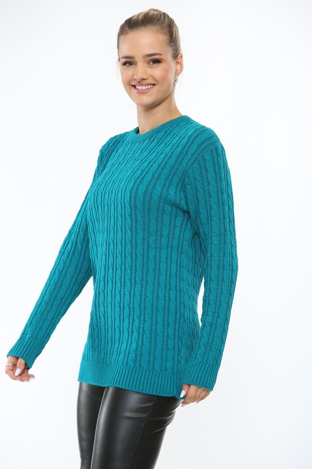 Cable Knit Top Jumper Sweater Jumper WearAll
