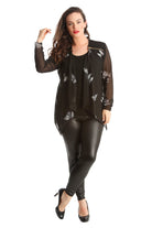 Chiffon Butterfly Print Sheer Cardigan Top cardigan WearAll