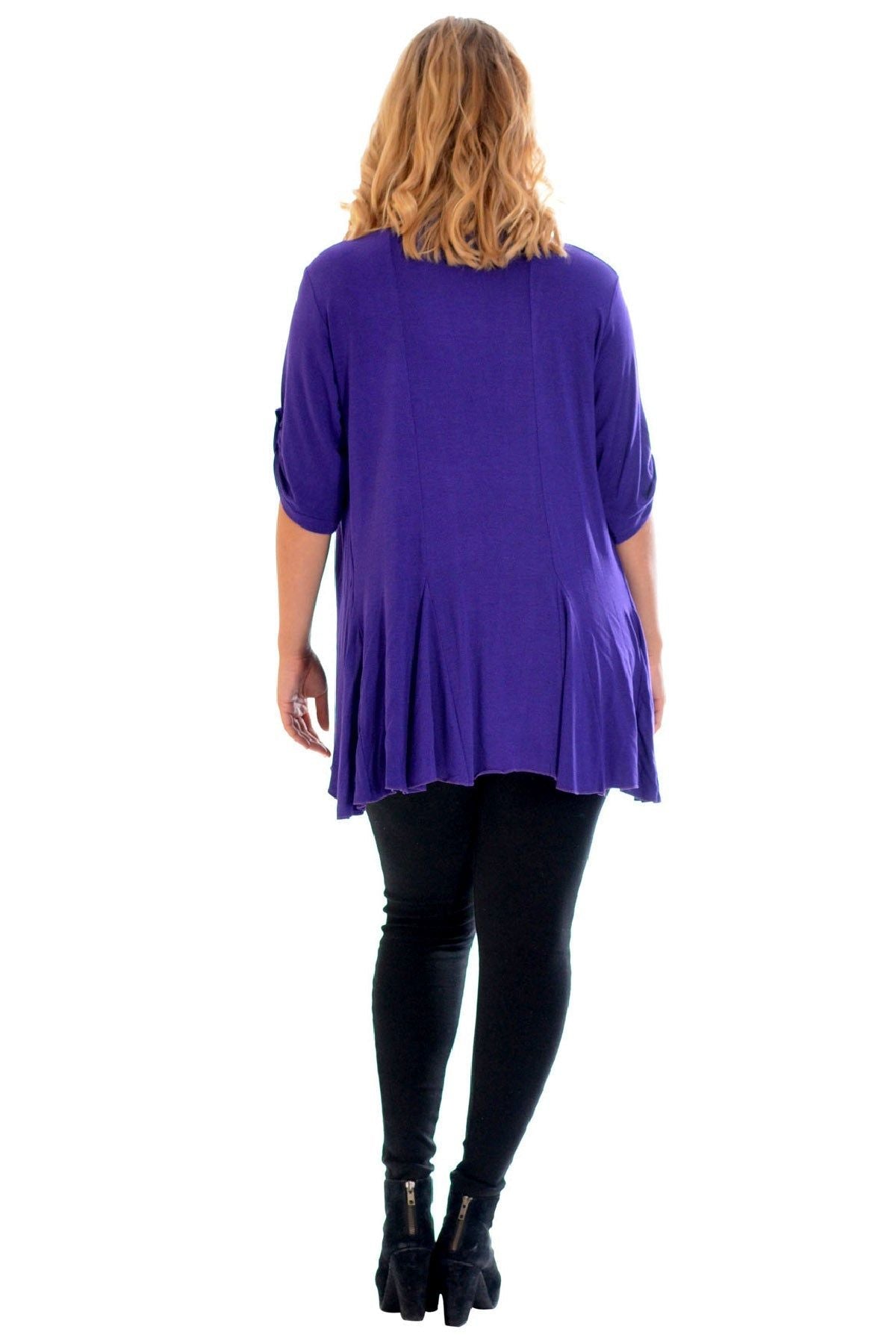 Button Open Cardigan Stretch Top cardigan WearAll