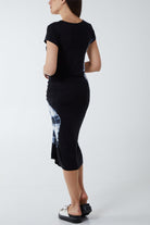 Tie Dye Parachute Midi Dress DMF2 WearAll