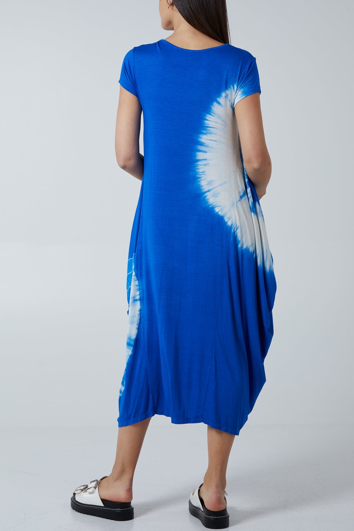 Tie Dye Parachute Midi Dress DMF2 WearAll