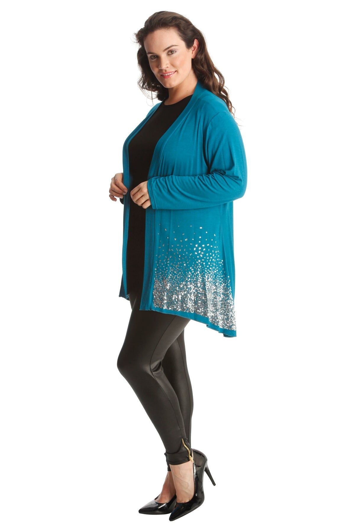 Sequin Sparkle Open Cardigan cardigan WearAll