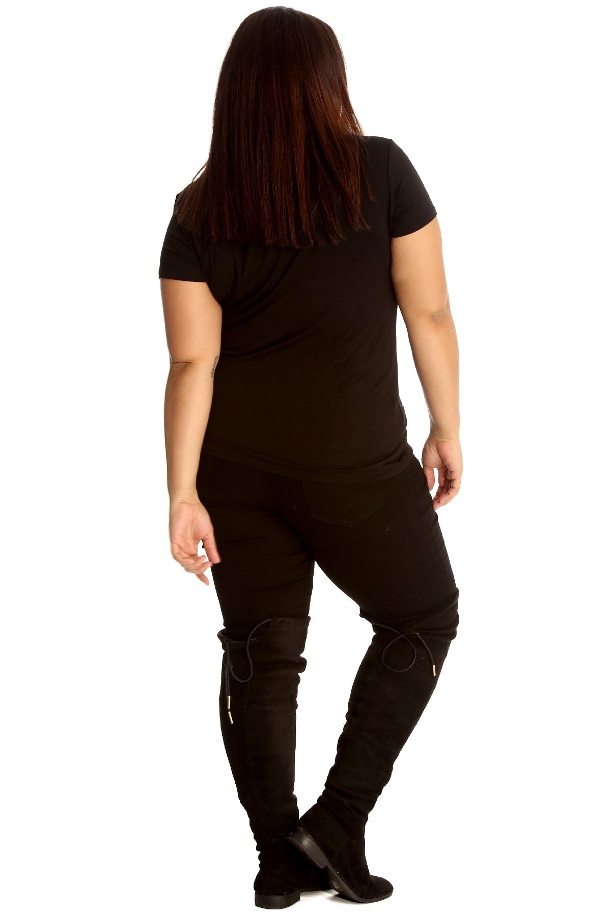 Holly Snowflake Christmas Short Sleeve Top Tops WearAll