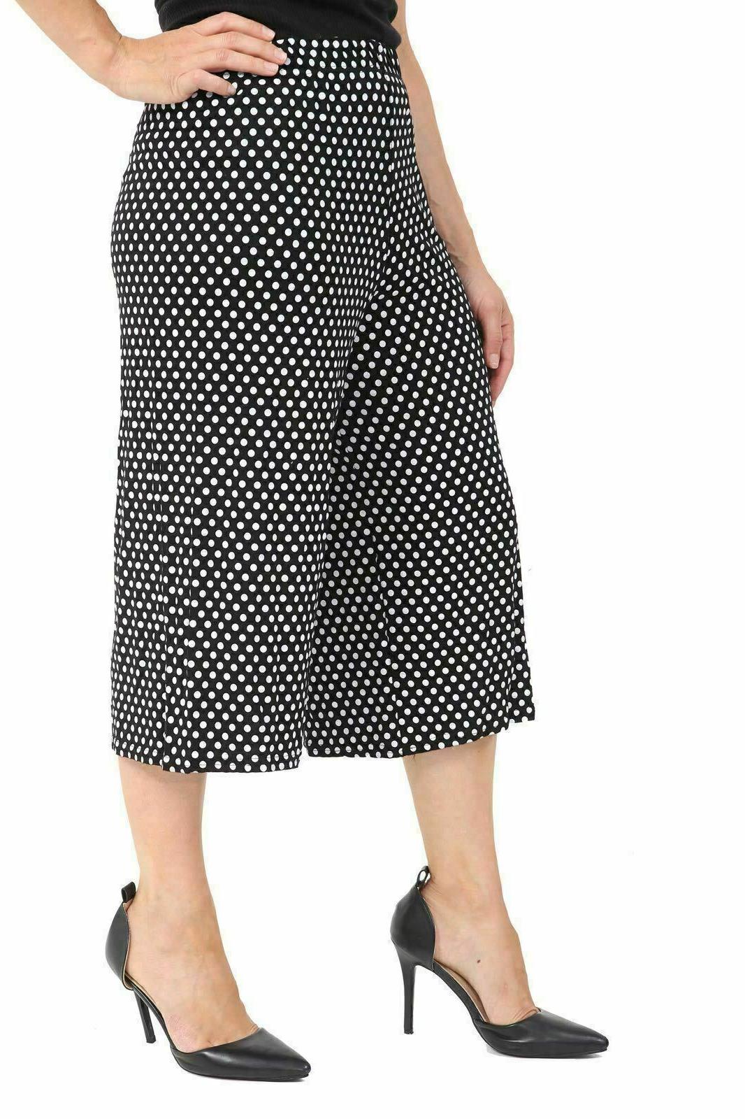 Polka Dot Spot Print Culottes Shorts Culottes WearAll