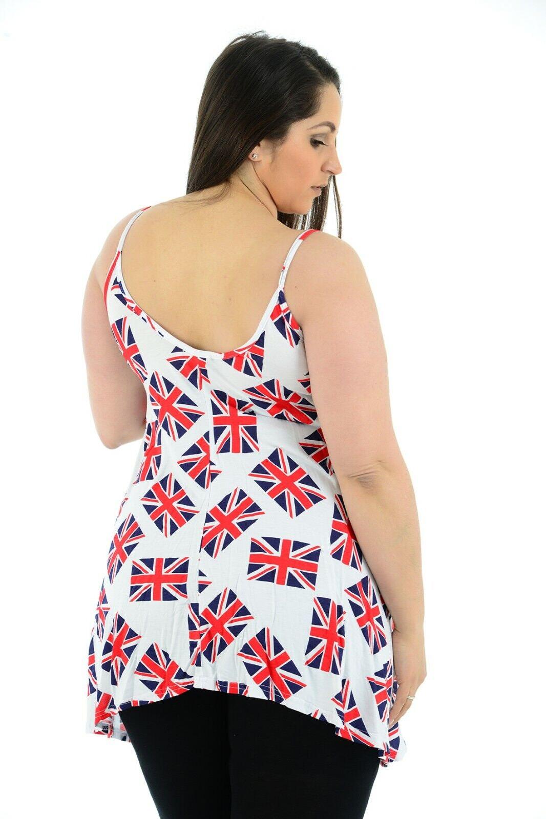 Union Jack Flag Print Swing Top Tops WearAll