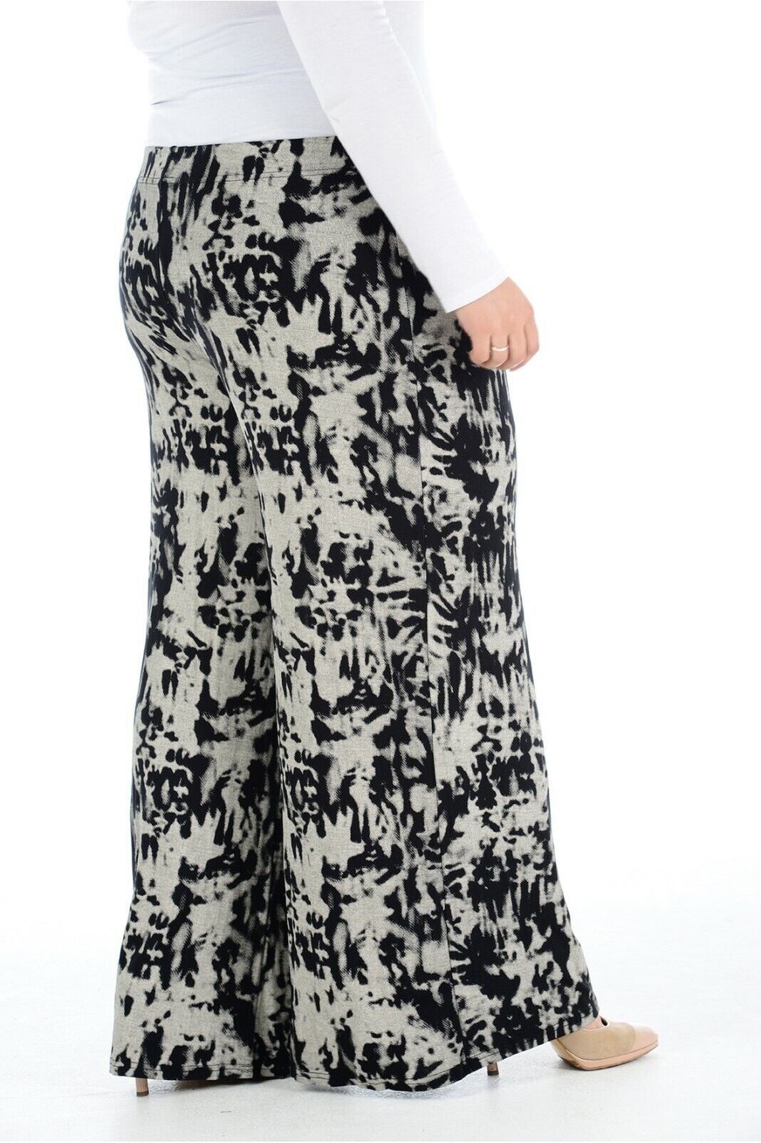 Plus Size Tie Dye Print Palazzo Trouser Palazzo WearAll