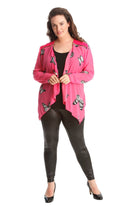 Chiffon Butterfly Print Sheer Cardigan Top cardigan WearAll