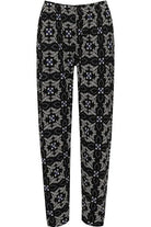 Square Floral Print Full Length Trouser Trousers WearAll