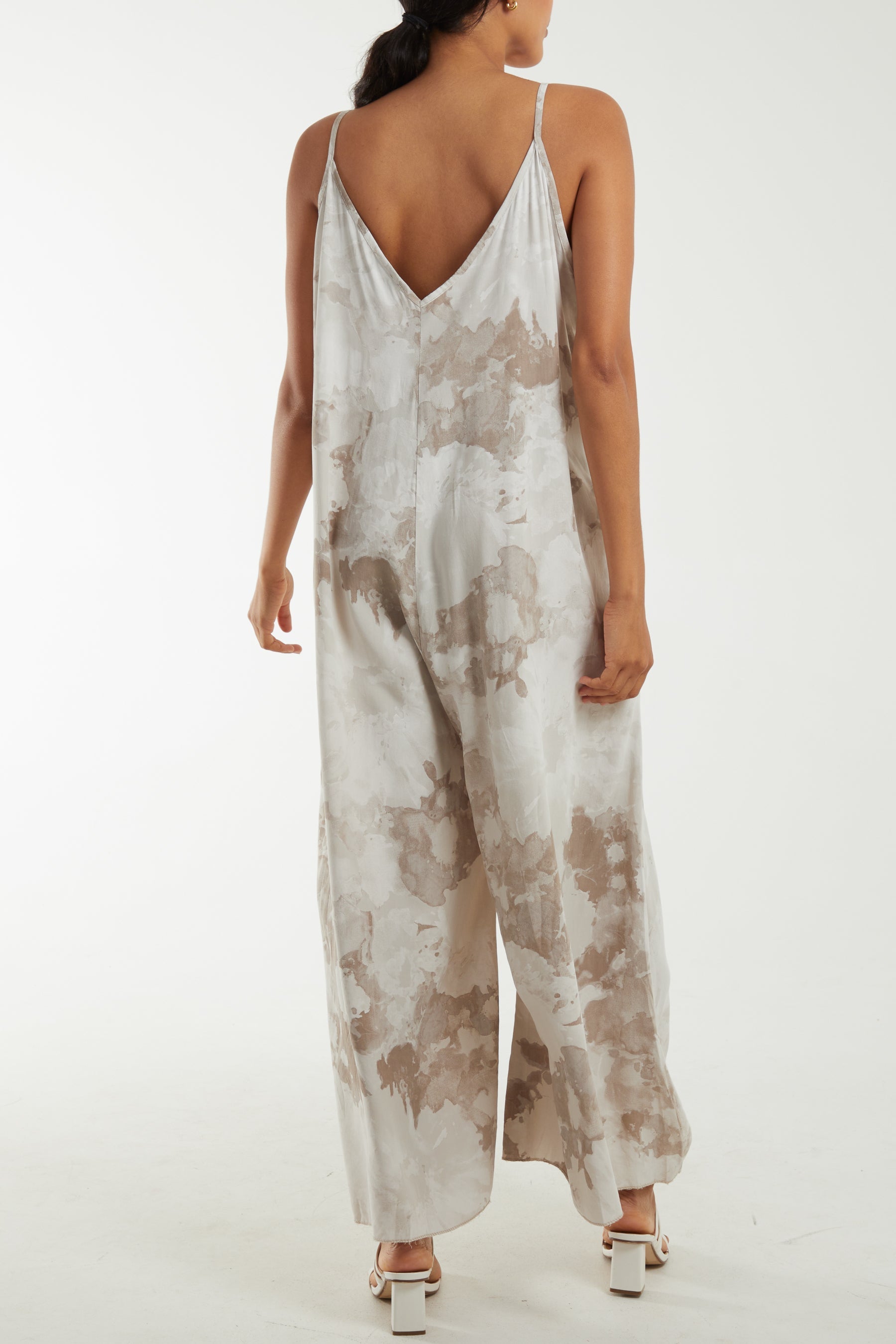 Smoky Print Cami Relaxed Fit Jumpsuit Dresses WearAll