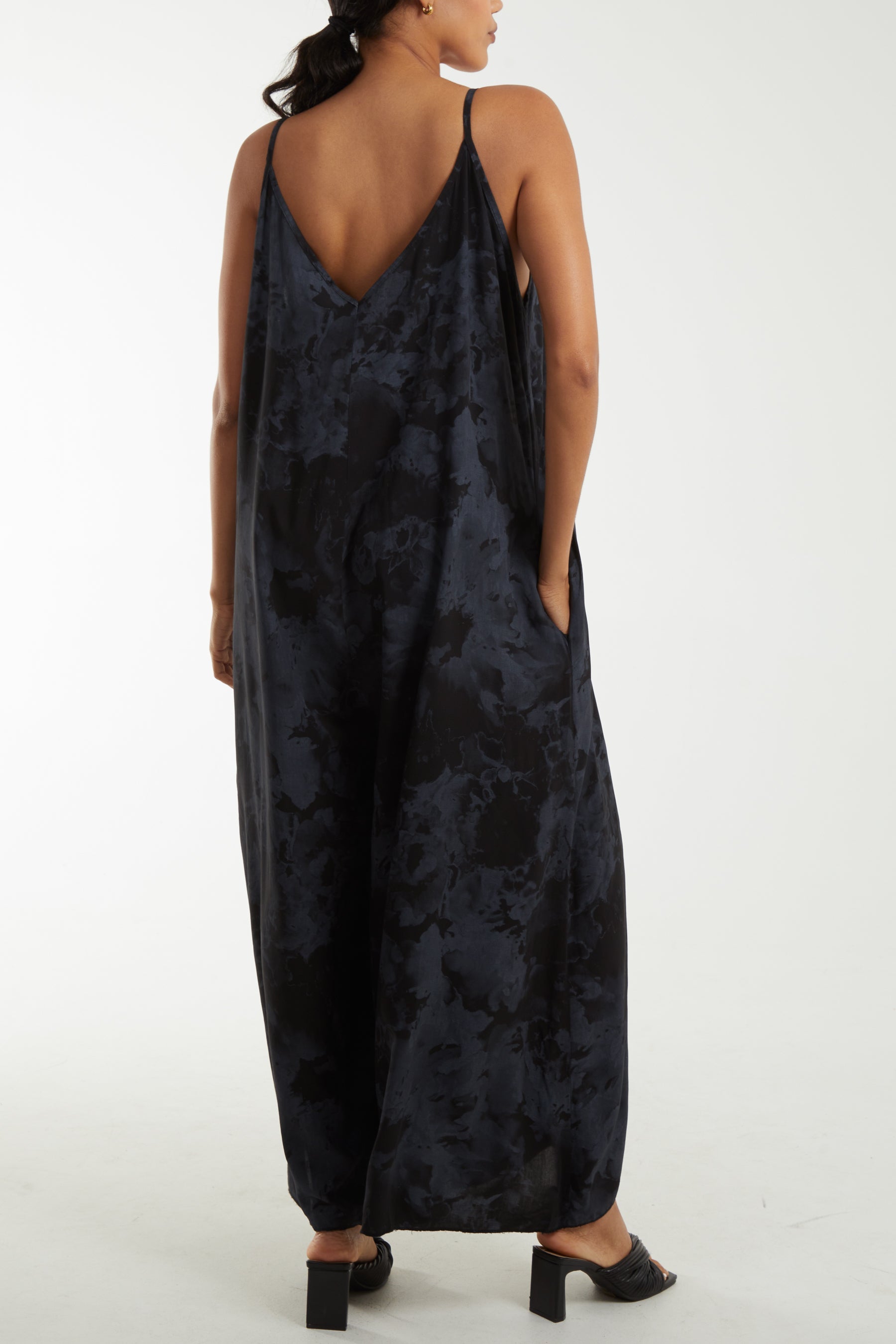 Smoky Print Cami Relaxed Fit Jumpsuit Dresses WearAll