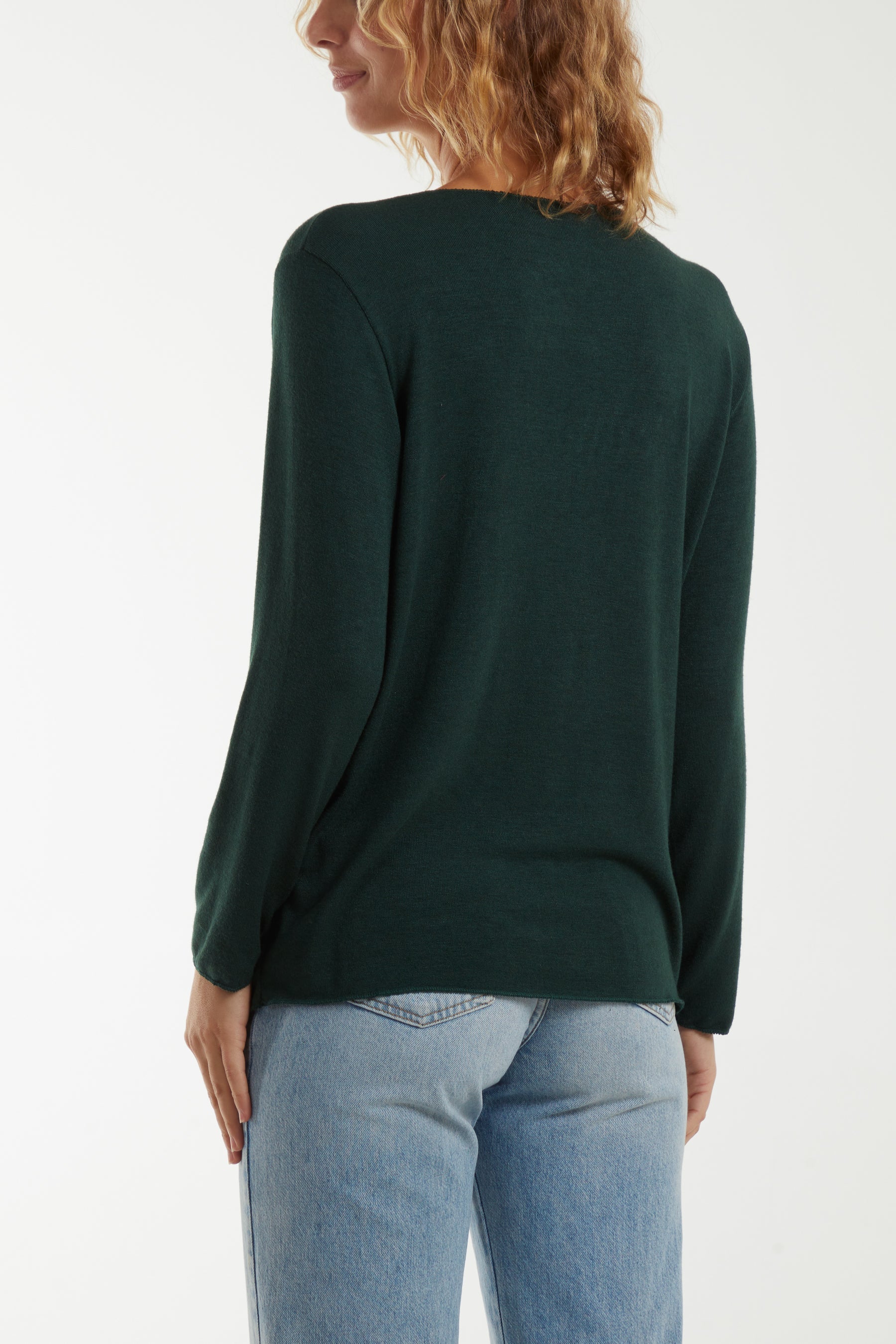 Diamante Star Long Sleeve Jumper Jumpers WearAll