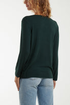 Diamante Star Long Sleeve Jumper Jumpers WearAll