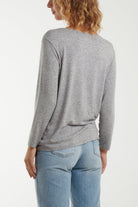 Diamante Star Long Sleeve Jumper Jumpers WearAll