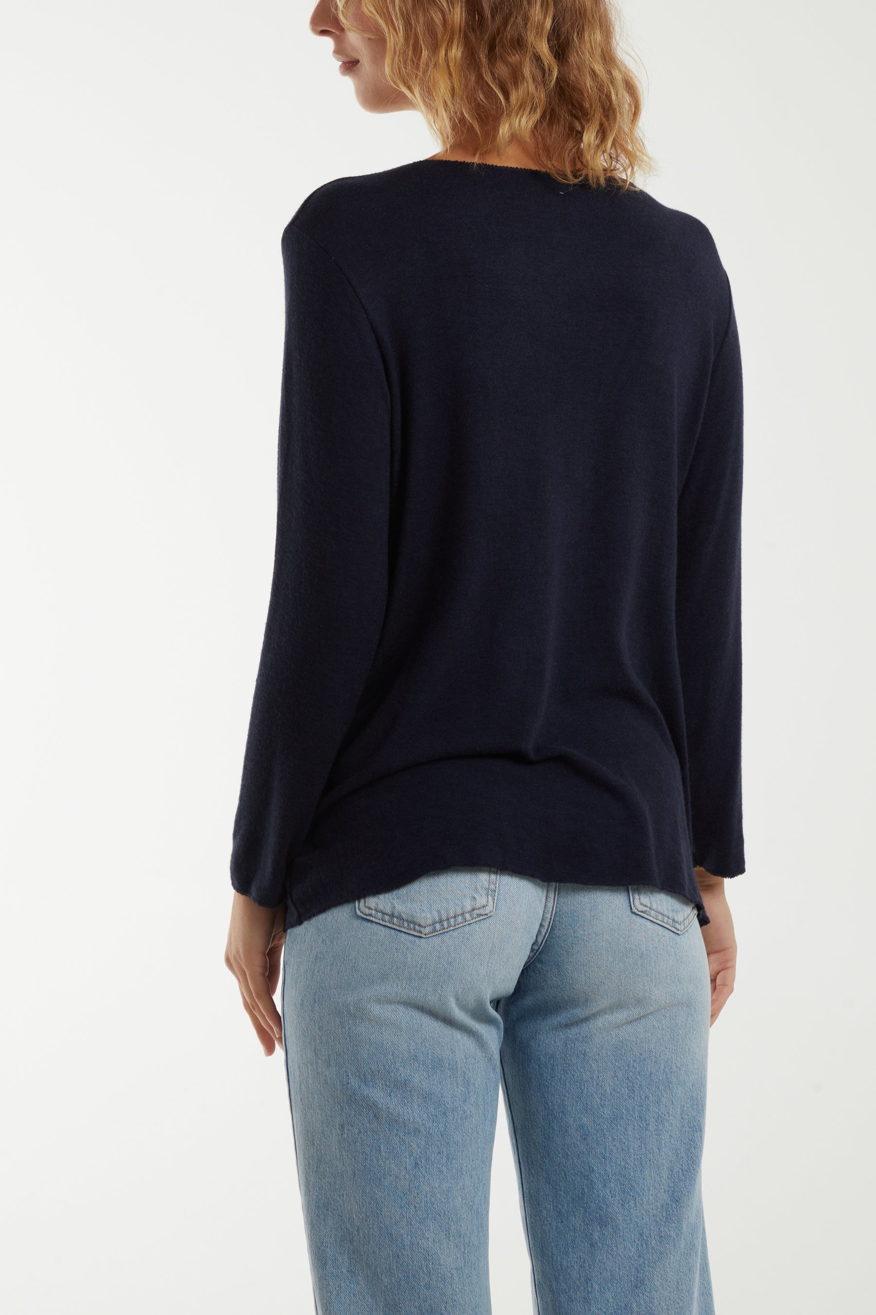 Diamante Star Long Sleeve Jumper Jumpers WearAll