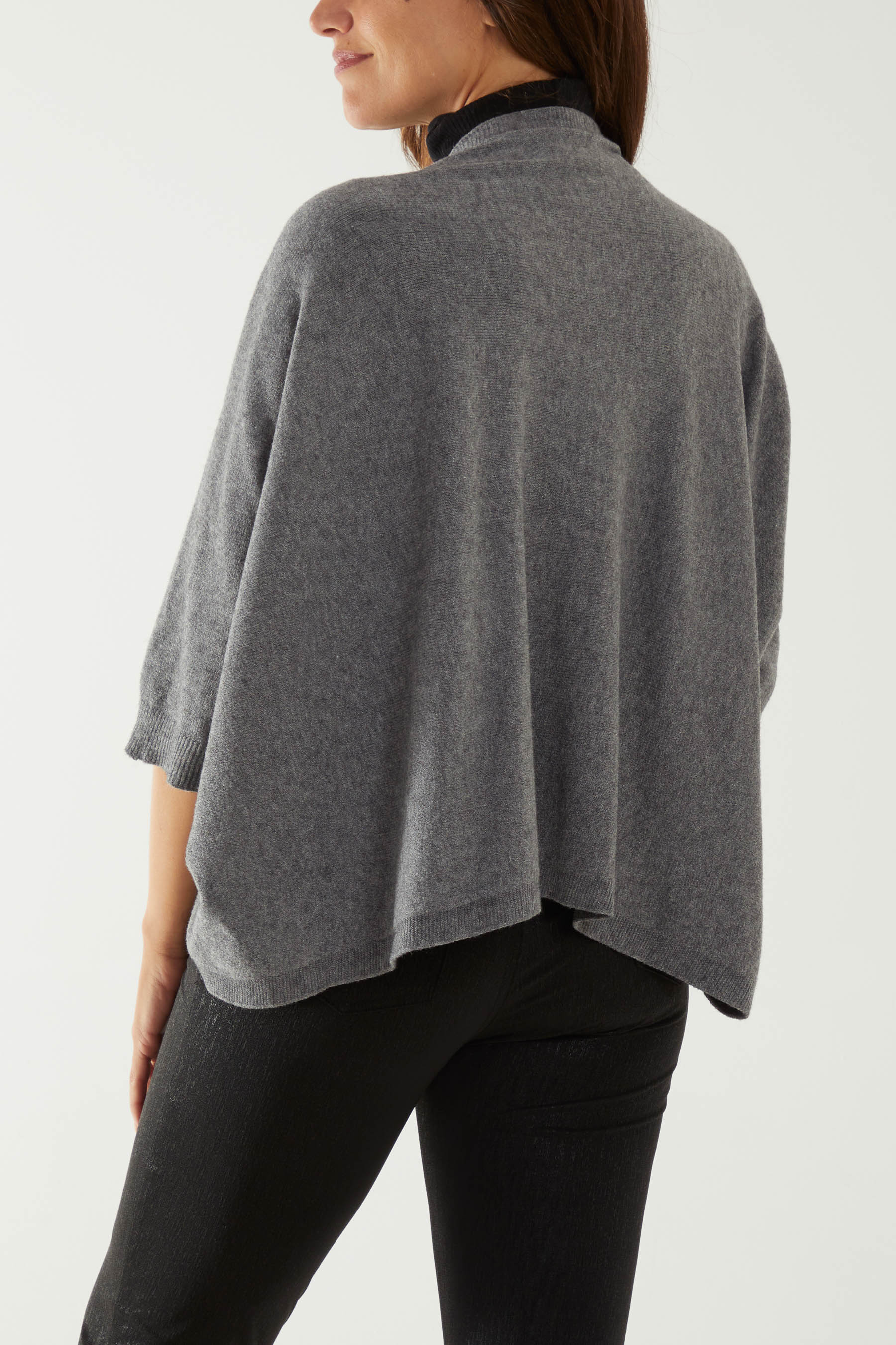 Fine Knit 3/4 Batwing Cardigan Cardigans WearAll