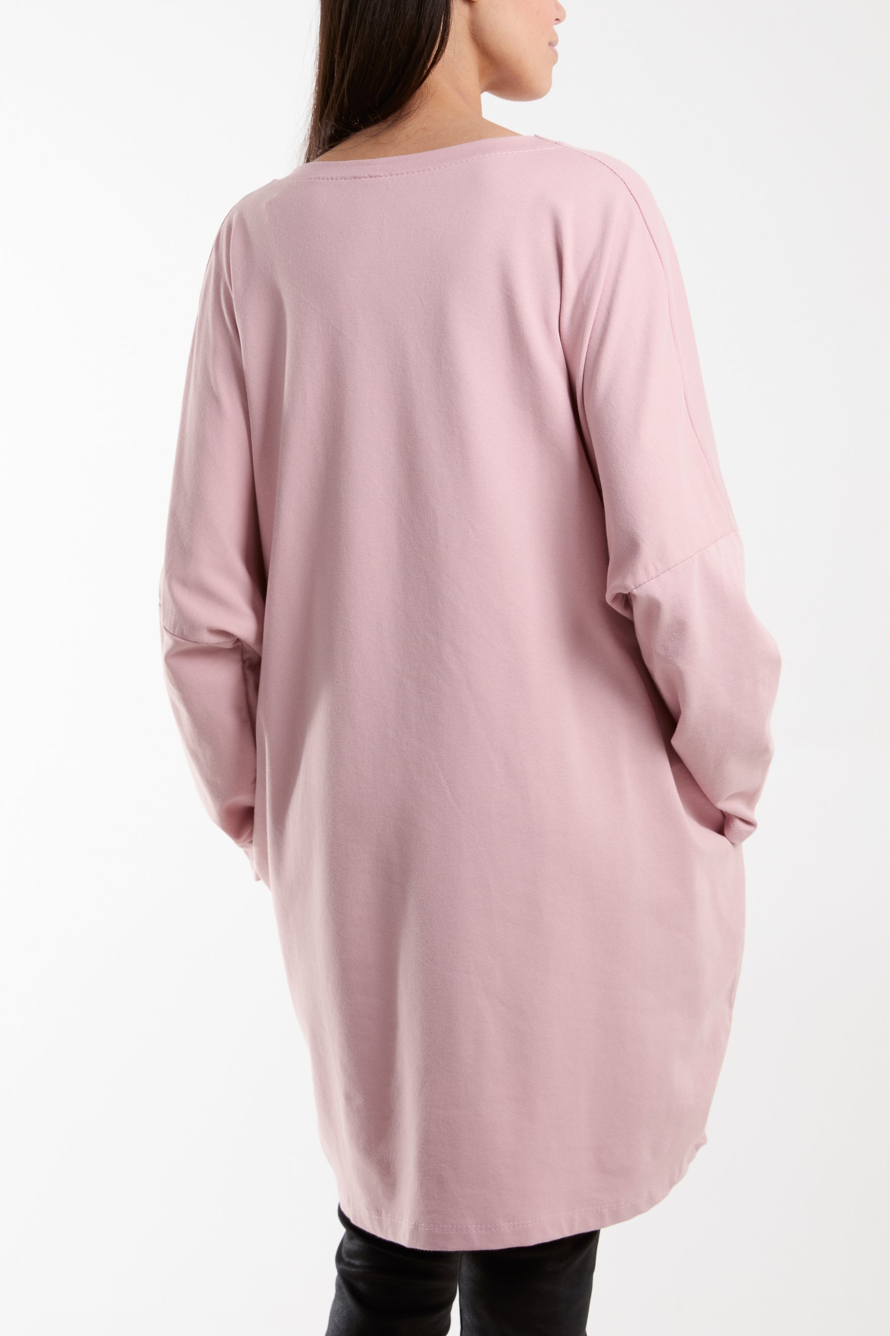 Daisy Long Fine Sweat Top Sweatshirt WearAll