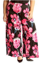 Plus Size Floral Print Palazzo Trouser Palazzo WearAll