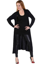 Plus Size Long Sleeve Maxi Boyfriend Cardigan Maxi Cardigan WearAll