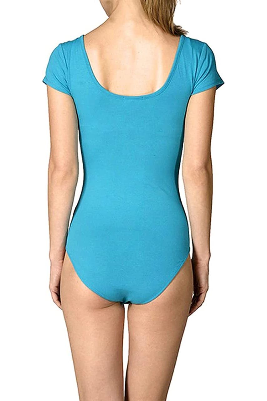 Plain Short Sleeve Bodysuit Bodysuit WearAll
