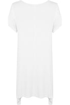 Hanky Hem Short Sleeve Top Apparel & Accessories WearAll