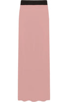 Pencil Long Maxi Skirt Elasticated Waist Skirt WearAll Pink 12-14