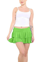 RARA Mini Short Skirt Skirt WearAll Fluorescent Green 8-10