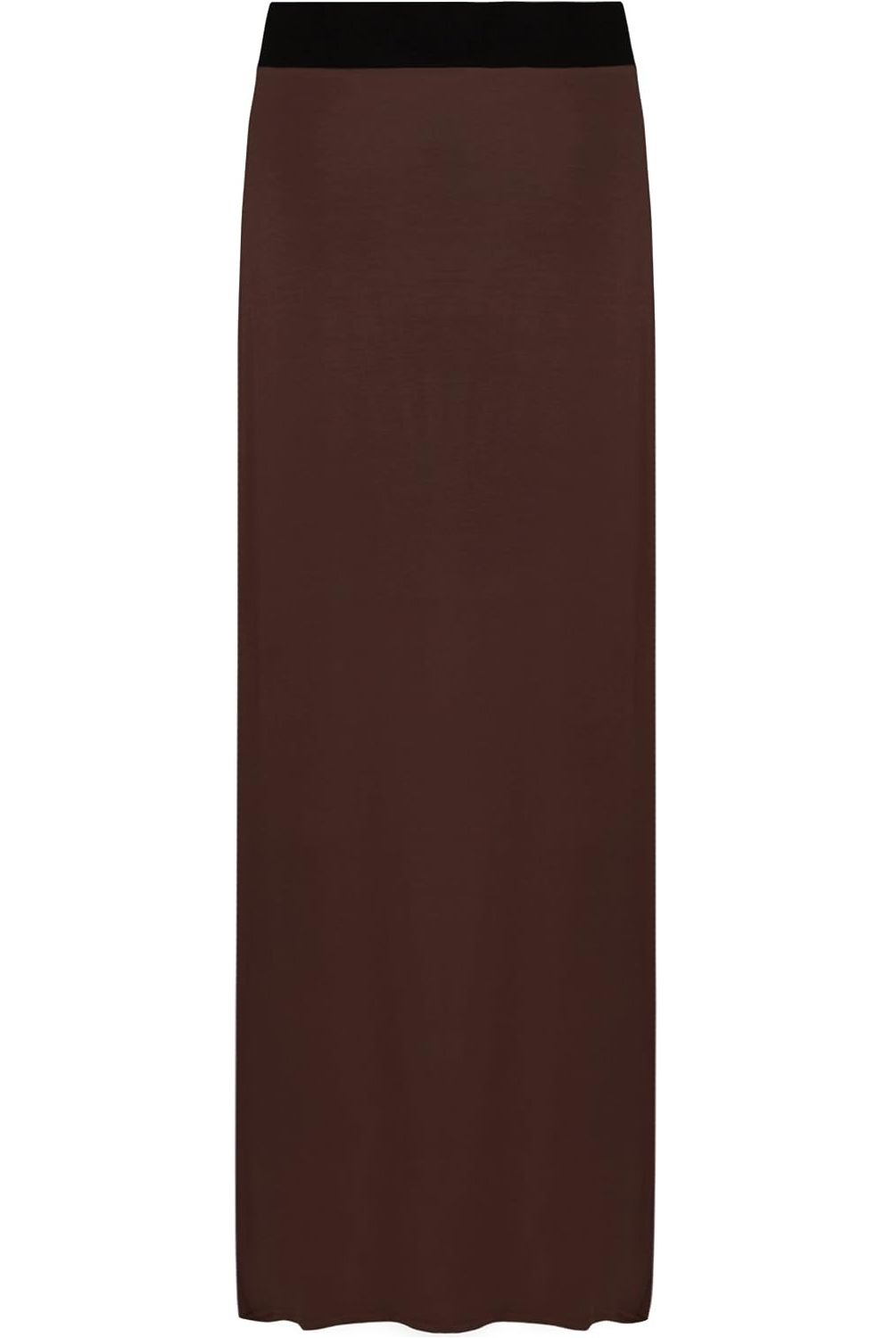 Elasticated Waist Long Maxi Skirt – Plus Size Pencil Style Skirt WearAll