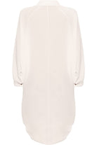 Plus Size Long Sleeve Hi Lo Button Collar Dress Dress WearAll