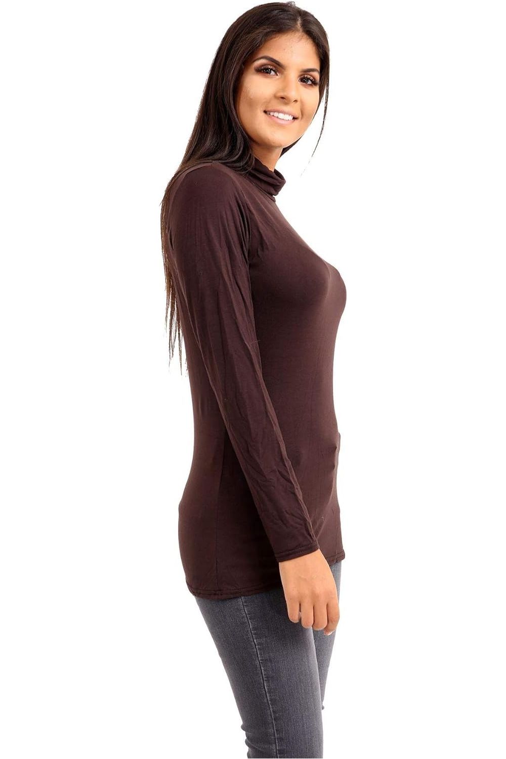 Plus Size Turtle Neck Long Sleeve Top Tops WearAll