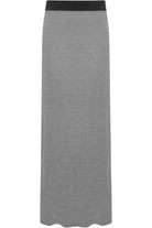 Pencil Long Maxi Skirt Elasticated Waist Skirt WearAll Dark Grey 12-14