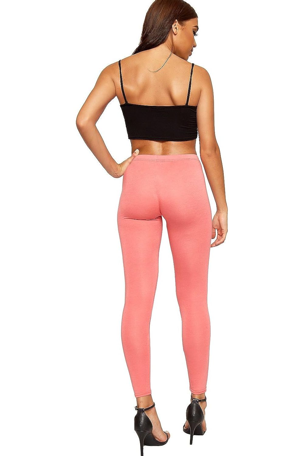 Plain Long Leggings Leggings WearAll