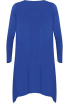 Open Front Hanky Hem Longsleeve Cardigan