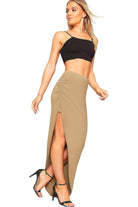 Side Split Slit Maxi Skirt Apparel & Accessories WearAll