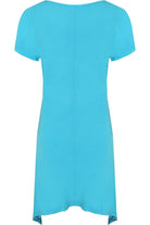 Three Butterfly Hanky Hem Short Sleeve Top Apparel & Accessories WearAll