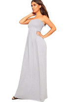 Strapless Sheering Maxi Dress Maxi Cardigan WearAll