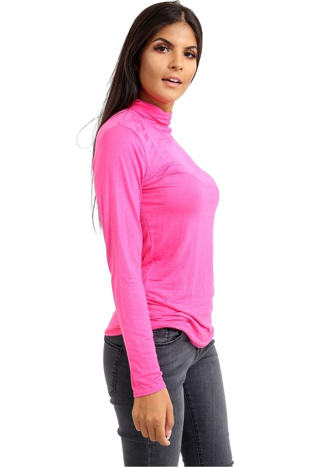 Plus Size Turtle Neck Long Sleeve Top Tops WearAll