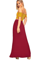 Plus Size Pleated Fold Over High Waist Gypsy Long Maxi Skirt Skirt WearAll