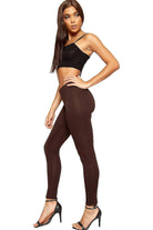 Plain Long Leggings Leggings WearAll