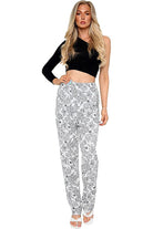 Paisley Print Full Length Trouser Trousers WearAll Paisley White 14