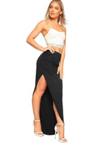 Side Split Slit Maxi Skirt Apparel & Accessories WearAll
