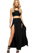 Petite Double Split Beach Sarong Skirt Skirt WearAll