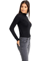 Turtle Neck Long Sleeve Top Tops WearAll