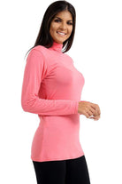 Turtle Neck Long Sleeve Top Tops WearAll