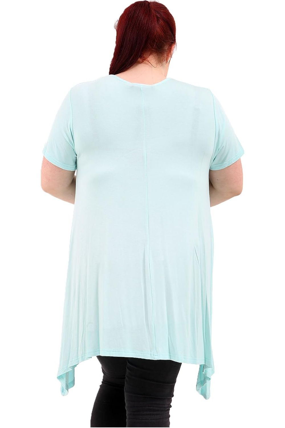 Skull Stud Hanky Hem Short Sleeve Top Apparel & Accessories WearAll