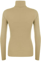 Ribbed Stretch Polo Neck Top Tops WearAll
