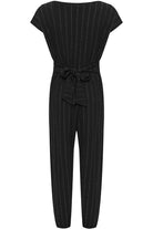Plus Size Sleeveless Lurex Stripe Jumpsuit Jumpsuit WearAll